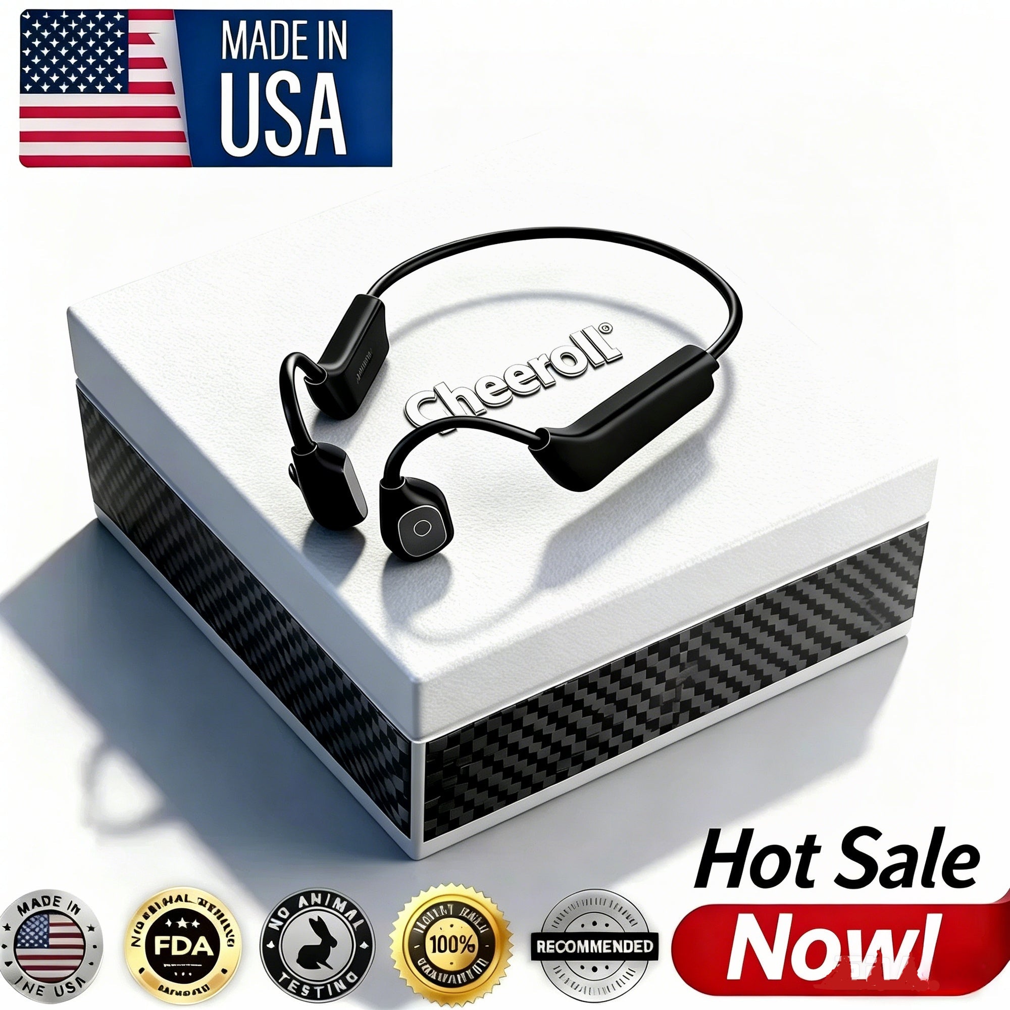 💥 Experience pure, crystal-clear sound! Limited-time special offer! 💖 💥Cheeroll Smart Sound Amplifier 🔥 Featuring patented transducer sensing technology and cutting-edge bone conduction hearing assistance—✅ Made in the USA! ✅ Limited stock—get yours now!