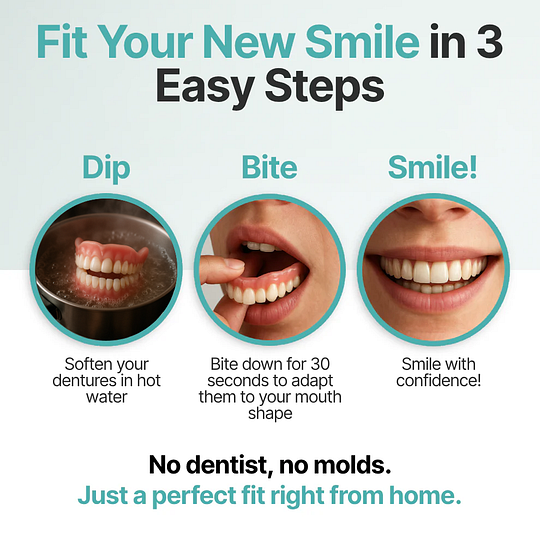 ⚡ Ends Today: 50% OFF! Smile More Comfortably Again